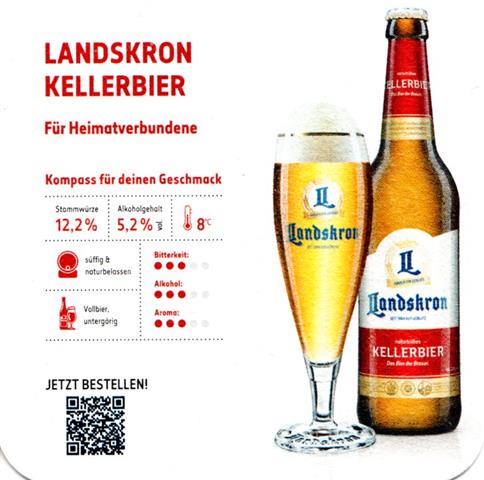 grlitz gr-sn landskron sorten 8b (quad185-kellerbier pilsglas)